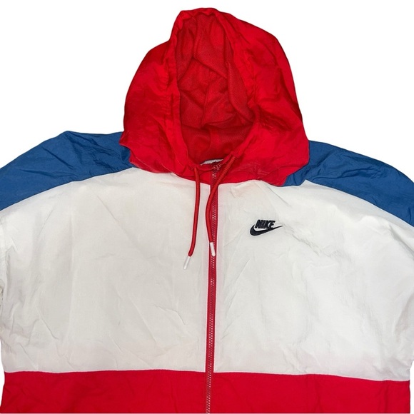Nike Vintage Athletic Sportswear Wind Breaker Hooded - Picture 16 of 16